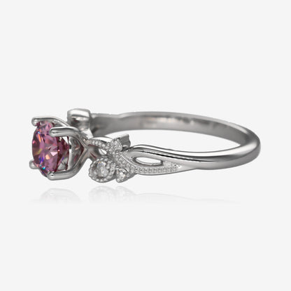 Fairy Fit Pink Moissanite Ring