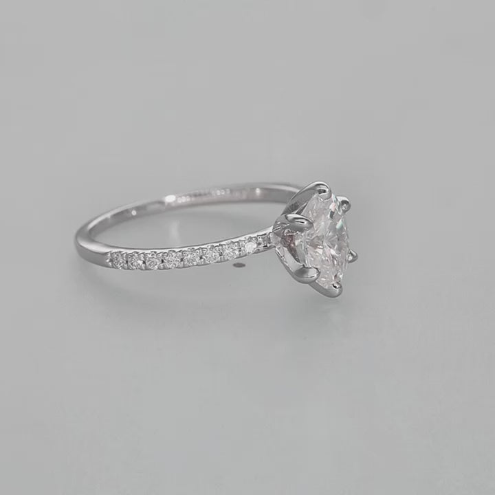 Fit For A Princess Moissanite Ring