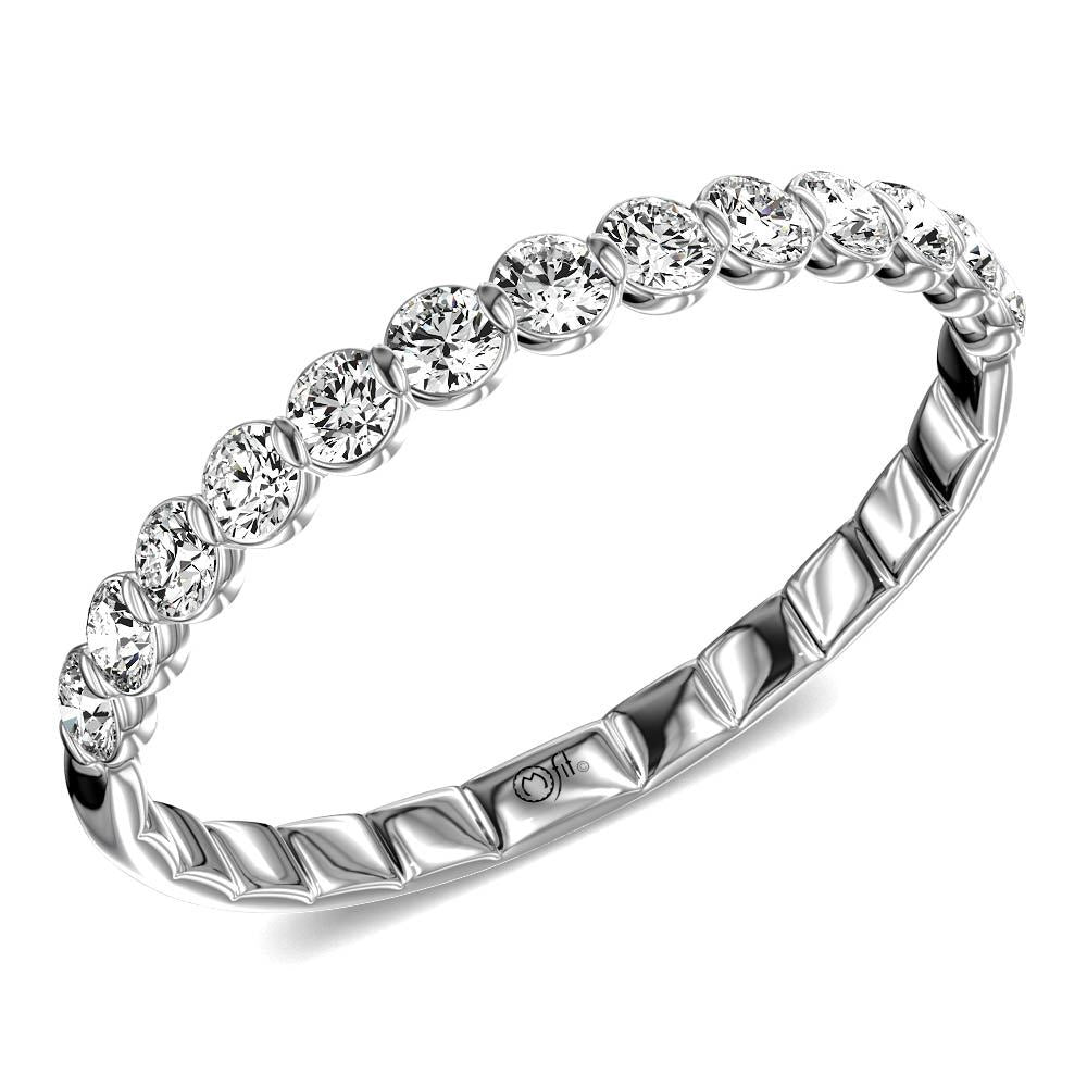 .25ct My Caroline Floating Diamond Band