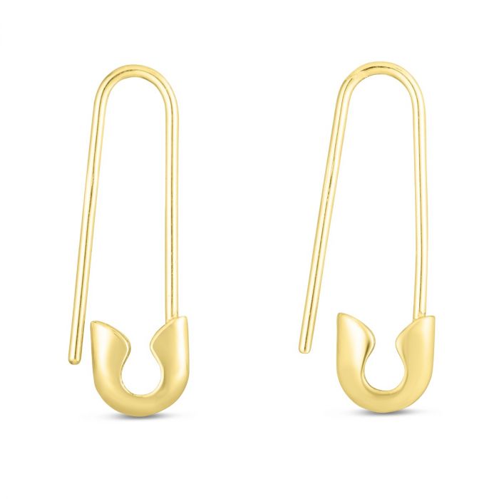 Golden Safety Pin Jewelry Accessories