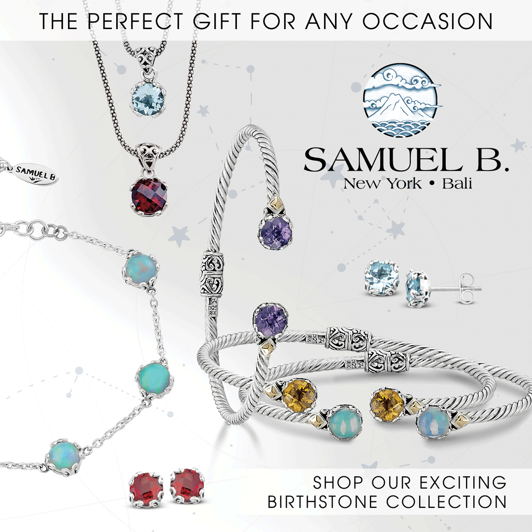 Samuel B Natural Birthstone Glow Jewelry Collection