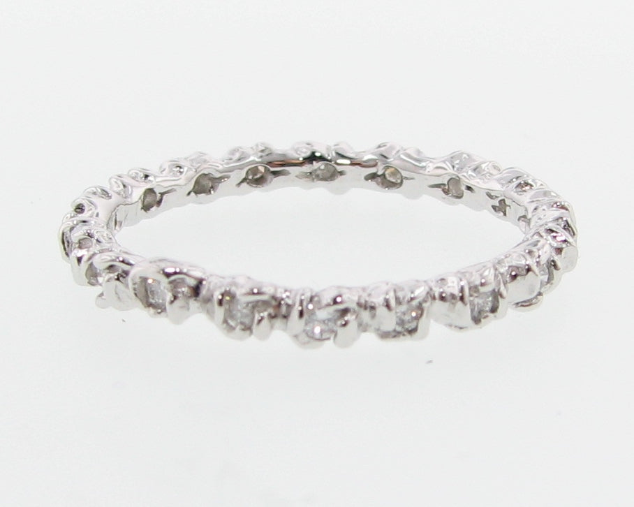 Eternity Band - contact for sizing information
14K White Gold
.27ct TDW