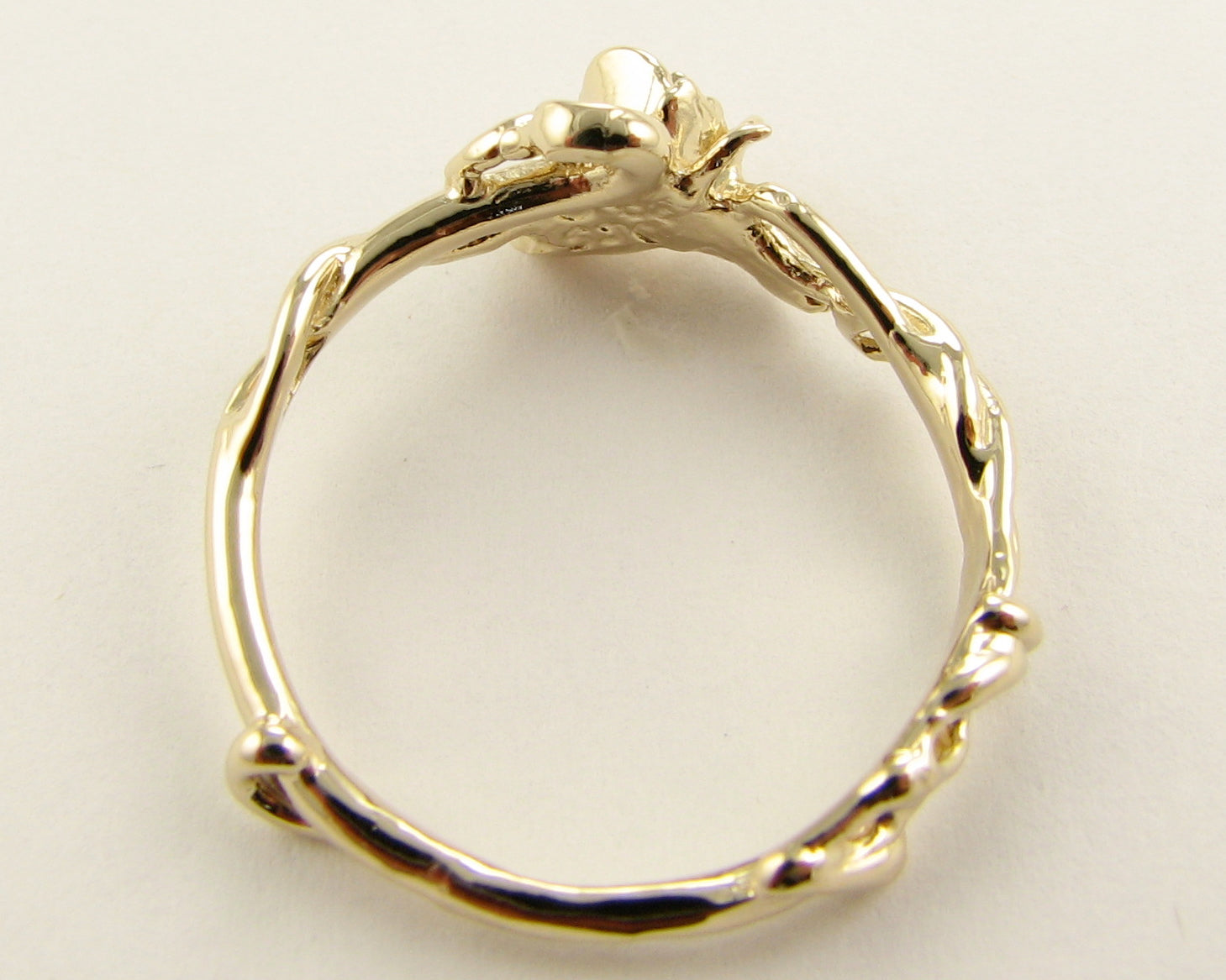 Yellow Gold Ring, Rose Garden