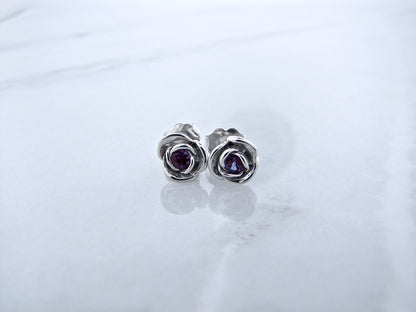 alexandrite-petite-rose-bud-earrings-wexford-jewelers