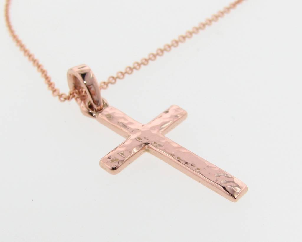 14K Rose Gold
Measures 28x13.6mm
Weight: 3.8 grams