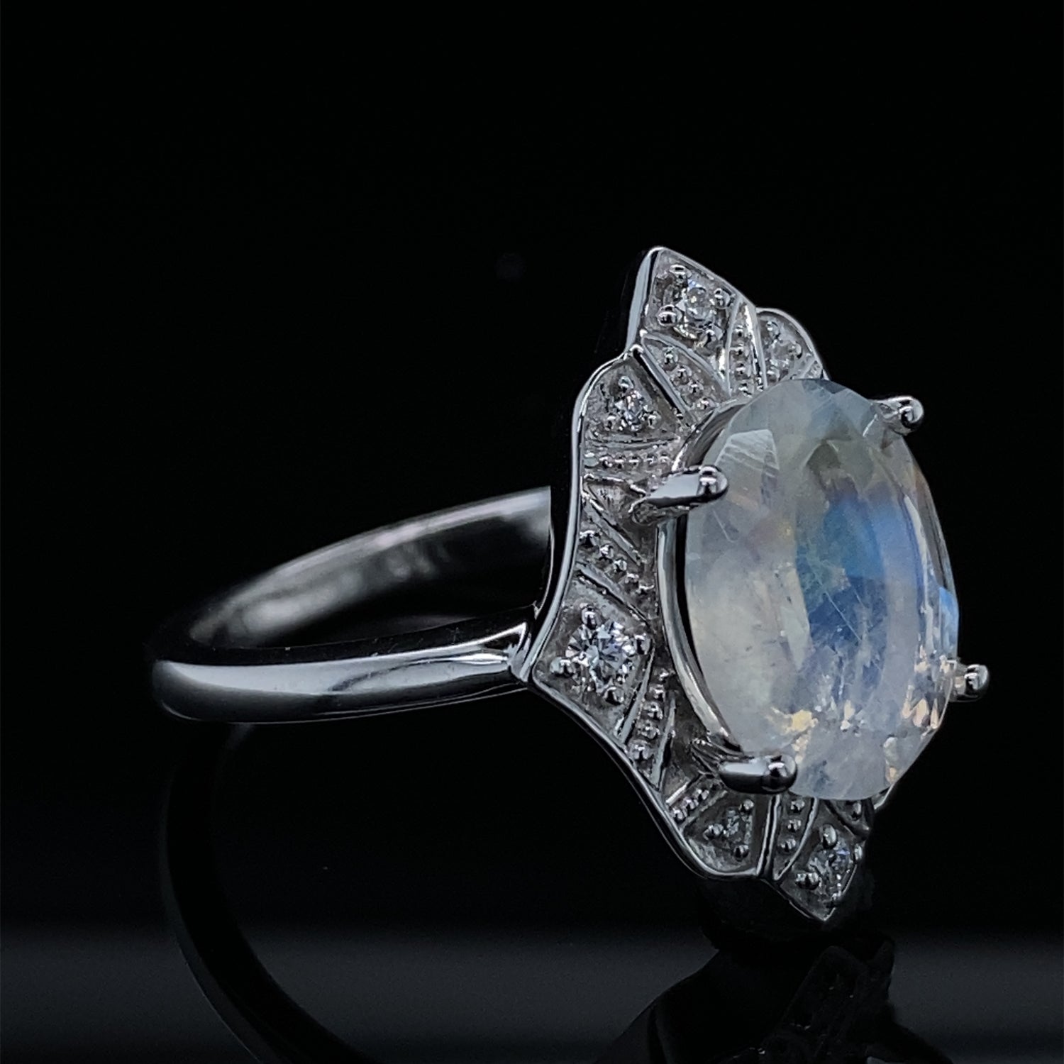 Angelic Vintage Moonstone Ring