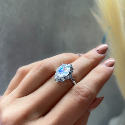 Angelic Vintage Moonstone Ring