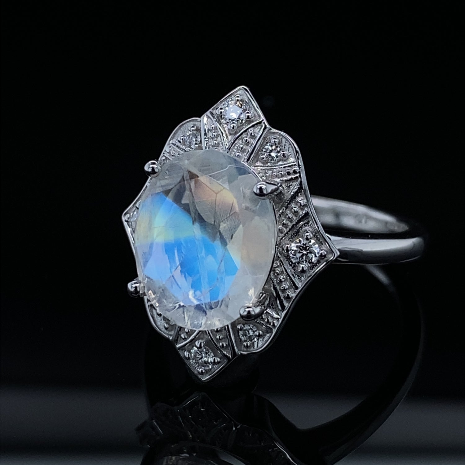 Angelic Vintage Moonstone Ring