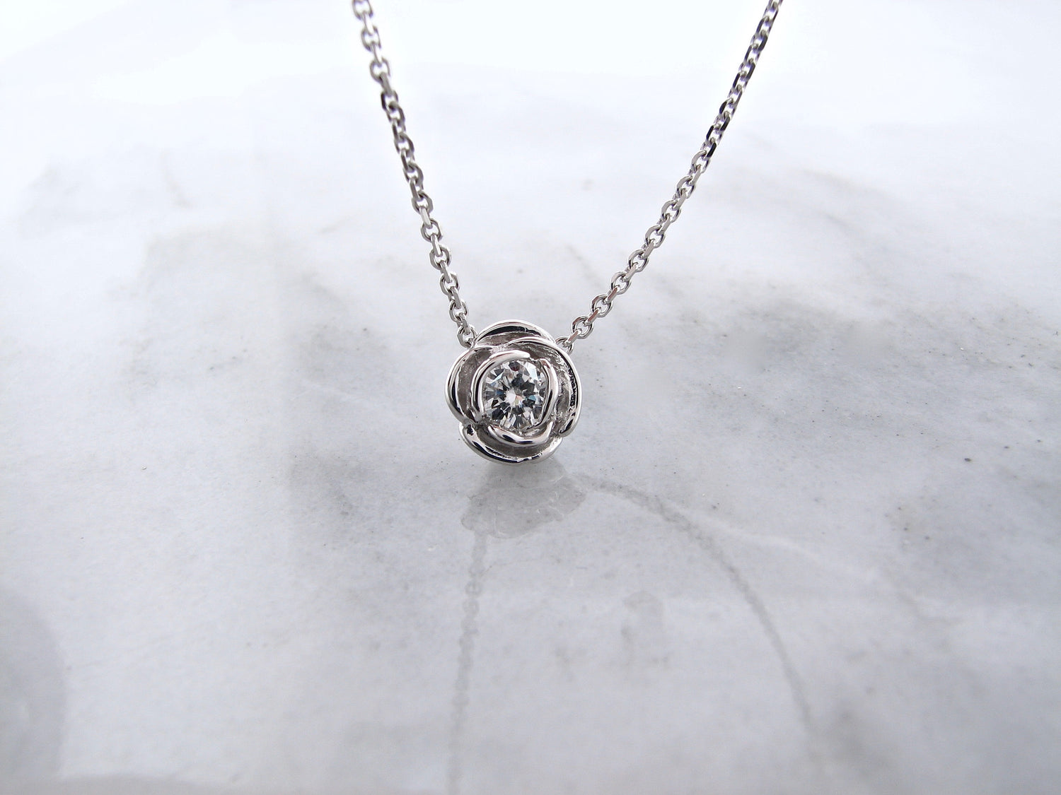 diamond-alternative-silver-rose-necklace-wexford-jewelers