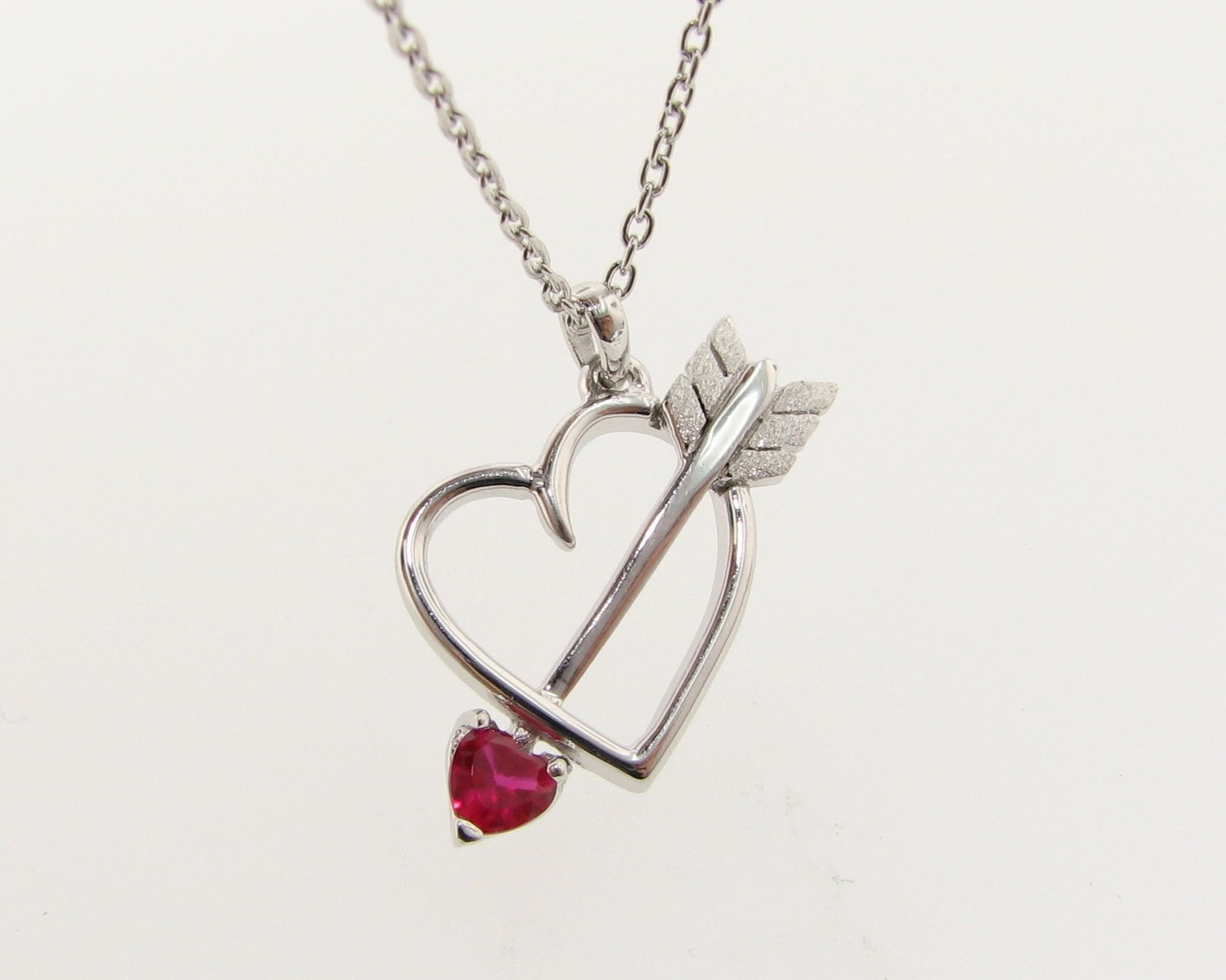 silver-heart-necklace-pink-gemstone-wexford-jewelers