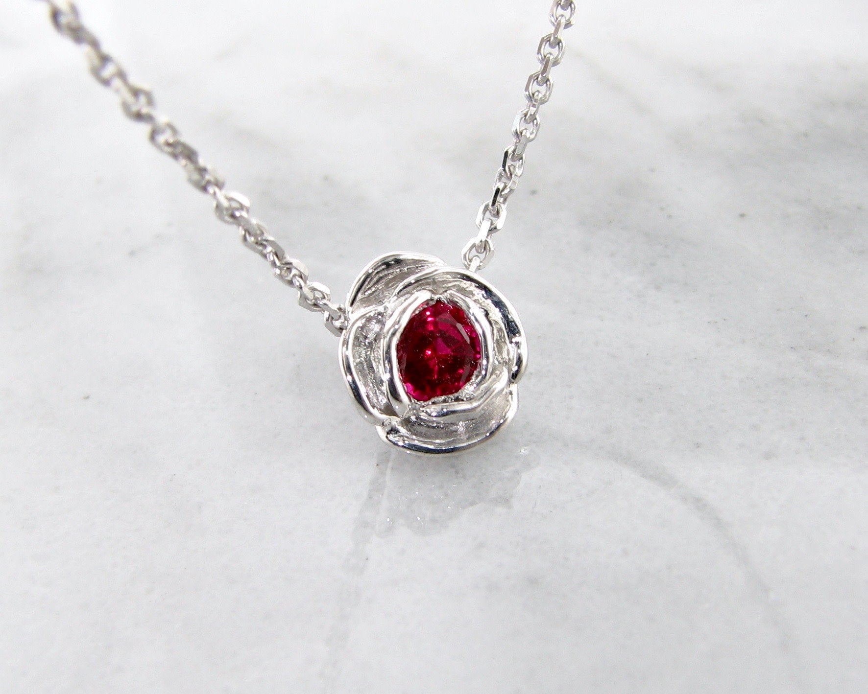 silver-ruby-rose-slider-july-birthstone-necklace-wexford-jewelers